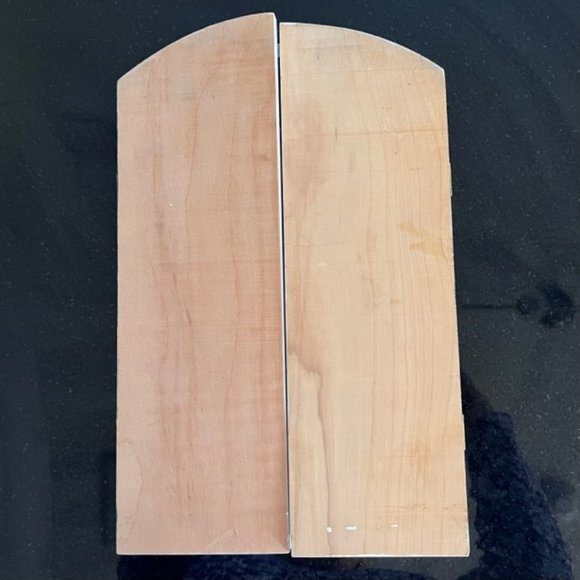 Vintage Terry's Village Wood Fold Out Triptych Snowman Winter Scene - Picture 8 of 9